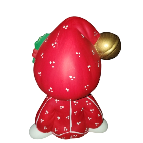 Large ceramic figurines set -holiday children on toboggan - Picture 7 of 14